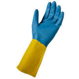 Soft Scrub Neoprene Coated, Reusable Latex Household Glove Medium