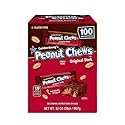 Goldenberg's Peanut Chews Original Dark, Gluten Free, Individually Wrapped, 100 Pieces, 32 oz (2lbs)