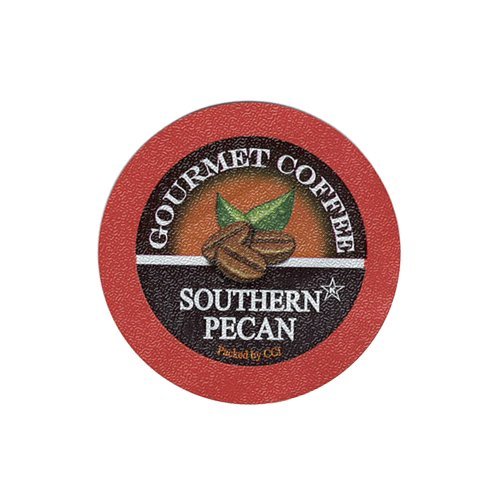 Southern Pecan Flavored Coffee Pods - 100 Count Gourmet Single Serve Cups Compatible with Keurig Brewers - Smooth, Nutty Medium Roast