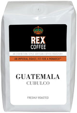 Rex Coffee Guatemala Cubulco Medium Roast Whole Bean Coffee, Single Origin, 12 Ounce