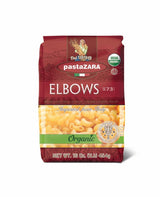 PASTA ZARA - Elbows - Organic - 100% Italian Pasta, Made with Durum Wheat Semolina Flour, Non GMO, Kosher (1 LB. BAG) - Consistently al Dente.