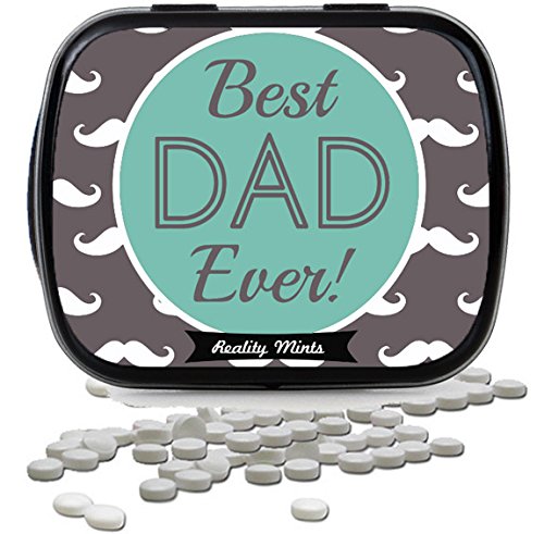 Best Dad Ever Mints - Thoughtful Gift for Fathers Fun Easter Gifts for Daddy Stocking Stuffers for Dads Cool Novelty Gift for Men Chocolate Breath