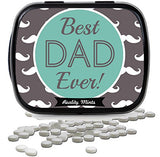 Best Dad Ever Mints - Thoughtful Gift for Fathers Fun Easter Gifts for Daddy Stocking Stuffers for Dads Cool Novelty Gift for Men Chocolate Breath