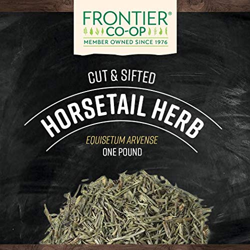 Frontier Co-op Horsetail Herb, 1lb Bulk Bag, Cut and Sifted | Premium Dried Grass | for Horsetail Tea and Herbal Use, Natural and Kosher