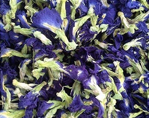 Butterfly Pea Flowers (100+ cups) - Natural Blue Tea, Color Changing Herbal Flower, Non-GMO, Caffeine-Free, Premium Dried Clitoria Ternatea