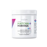Livingood Daily Matcha + Moringa Powder, 30 Servings - 2in1 Matcha Powder and Moringa Supplement for Radiant Skin - Instant Green Tea with L Theanine