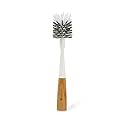 Full Circle Clean Reach - Bamboo Long Handle Bottle & Mug Brush with Replaceable Head, for Deep Cleaning Water Bottles, Baby Bottles, Glasses