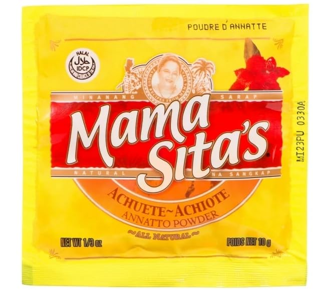 Mama Sita's Achuete Annatto Powder, Three(3) Pack, 0.33 oz(10g)