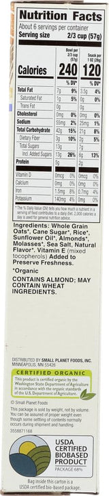 Cascadian Farms Granola Cereal French Vanilla Almond 13 Oz.