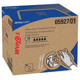 WypAll CriticalClean High Capacity Cloths Heavy Duty Foodservice Wipes (05927), Quarterfold Towels, Blue (1 Box of 300 Sheets, 300 Sheet Total)