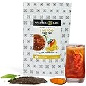 Walters Bay Mango Iced Tea, 12 Count, Quart Sized Tea Bags, Ceylon Tea, Unsweetened, Luscious Mango Fruit Flavored, 100% Hand Plucked, Black Tea, Sri