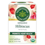 Traditional Medicinals Organic, Hibiscus Tea - Supports Normal Heart Health & Cardiovascular Wellness - Kosher, Non-GMO, Caffeine-Free, Compostable