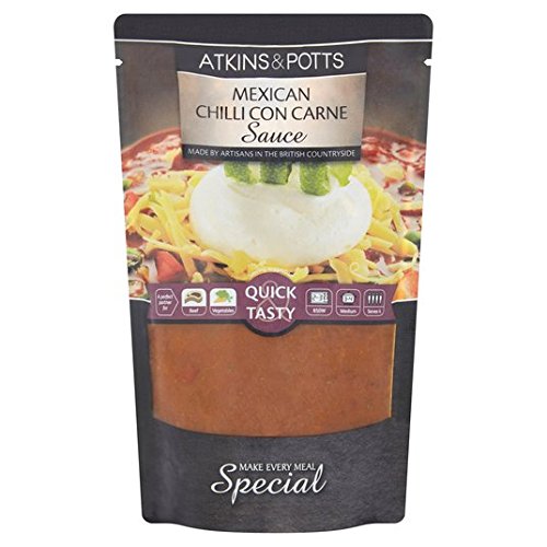 Atkins & Potts Gluten Free Chilli con Carne Sauce 350g