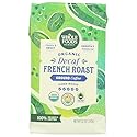 Whole Foods Market, Organic Decaf Ground Coffee, Dark French Roast, Smoky & Sweet, Smooth & Balanced, 12 Ounce
