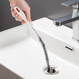 MVPACKEEY 60CM Sink Drain Unblocker Tool Brush, Hair Catcher Pipe Cleaning Brush for Bathroom Kitchen, Multi Functional Waterpipe Overflow