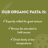 DeLallo Organic Shellbow Pasta, Unique Shell Shape, Vegan, Kosher, Non-GMO, Made in Italy with 100% Durum Wheat Semolina, Bronze Cut, 16 oz Bag, (4