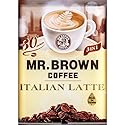 Mr. Brown 3 in 1 Instant Coffee 30 Sachets (Italian Latte, 2 Packs)