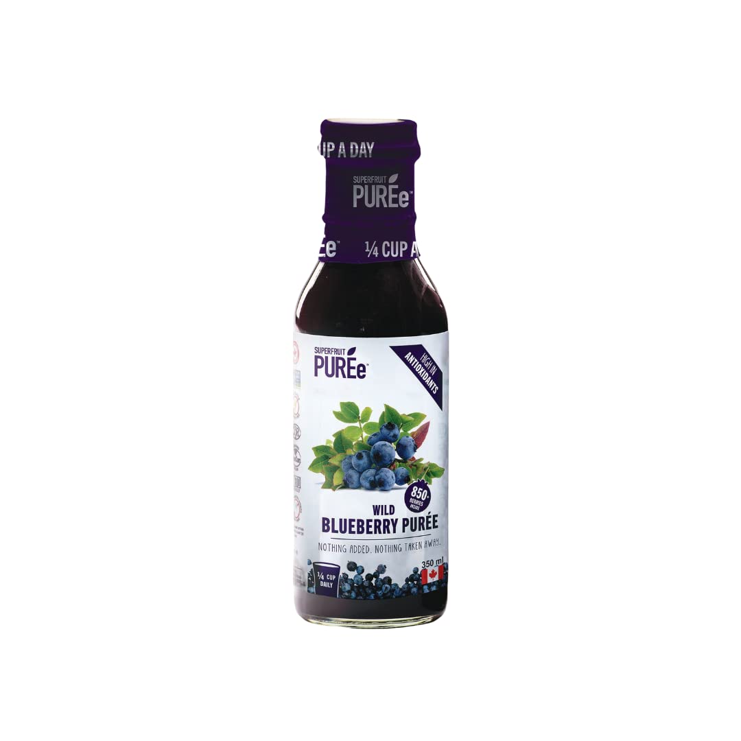 Superfruit Puree Wild Blueberry Fruit Puree, 350 ML