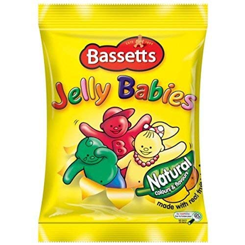 Jelly Babies Sweets Bag 165g (Pack of 4) - pack of 4