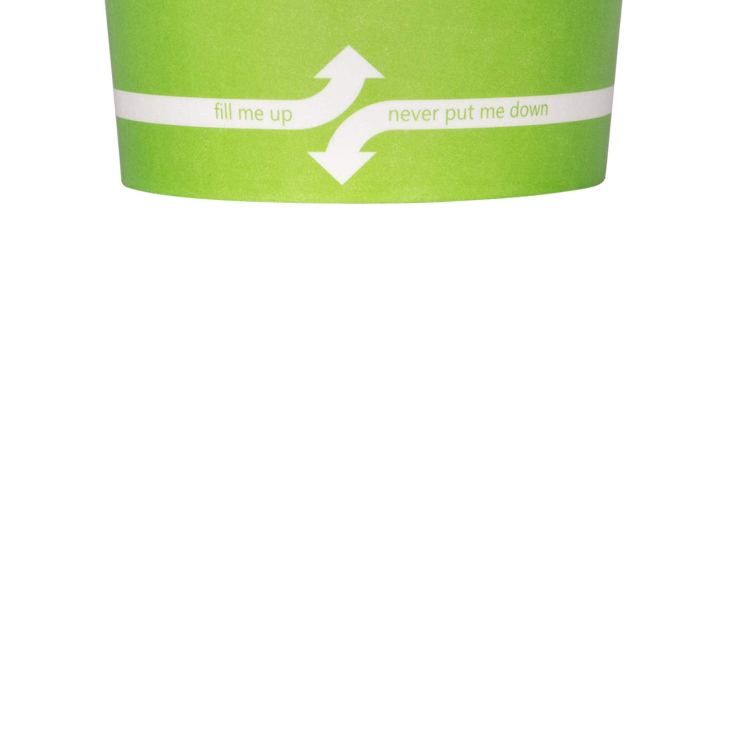 Karat [4oz - 1000 ct] Green Paper Food Container for Hot or Cold Food, Ice Cream, Noddles and Salad, 2.99" Rim (C-KDP4 Green)