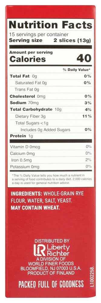 Finn Crisp Original Rye 7 Oz (Pack of 9)