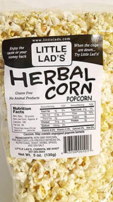 Little Lads Herbal Popcorn, NON-GMO, Gluten-Free, Maine Made, 5 oz.
