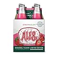 Ale 8 One Strawmelon, Glass Bottles, 12 ounces, Pack of 4, 100% Kentucky Soft Drink