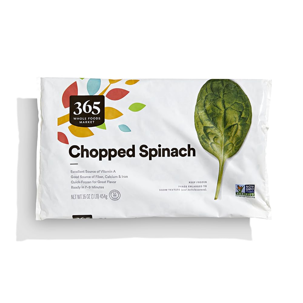 365 by Whole Foods Market, Chopped Spinach, 16 oz, Frozen