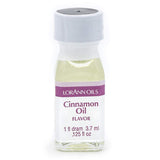 LorAnn Cinnamon Oil SS Flavor, 1 dram bottle (.0125 fl oz - 3.7ml)
