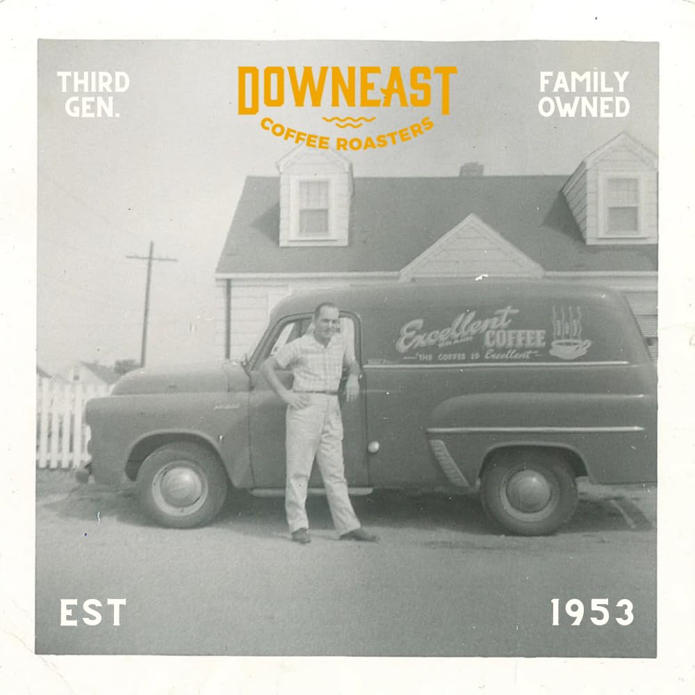 Downeast Coffee Roasters Ground Coffee - Morning Breakfast Blend, Light Roast, 100% Arabica Coffee - Smooth, Bright and Balanced - South American