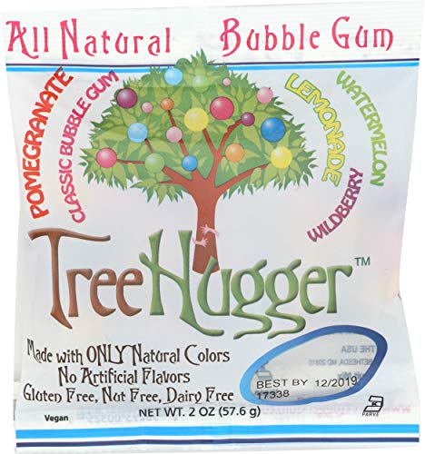 TREEHUGGER Fantastic Fruit Bubble Gum, 2 OZ