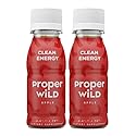 Proper Wild Shot Energy Apple 2.5 fl oz - Energy Shots - Proper Wild Juice Shots - Focus Factor for Work and Study - Pack of 2