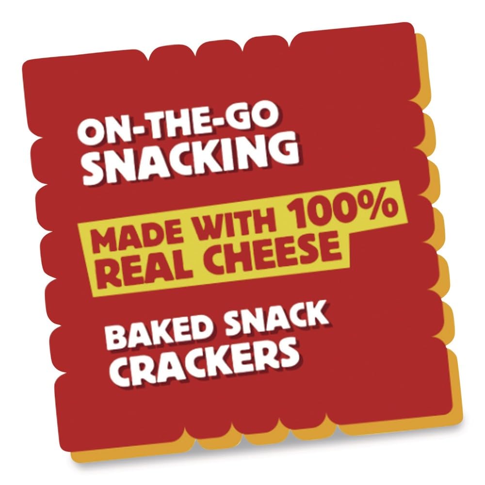 Cheez-It Crackers, 1.5oz Single-Serving Snack Bags, White Cheddar, 8/Box