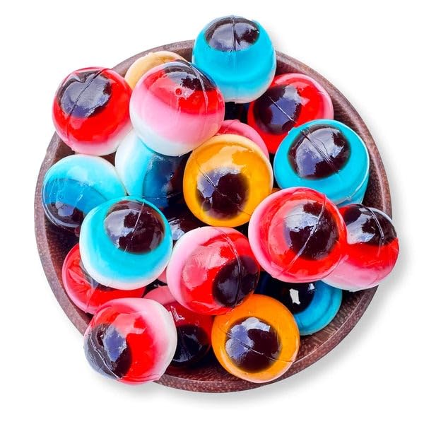 NY Spice Shop Gummy 3D Eyeballs Candy - 1 Pound Realistic Eyeballs Candy for Party Decorations - Gummy Eyeball Candies - Edible Creepy Eyeball Gummies