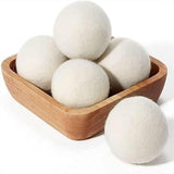 Wool Dryer Balls-Wool Balls Replaces Dryer Sheets-Wool Balls for Dryer-Laundry Balls for Dryer-Machine Anti Winding Shortens(Pack of 4)