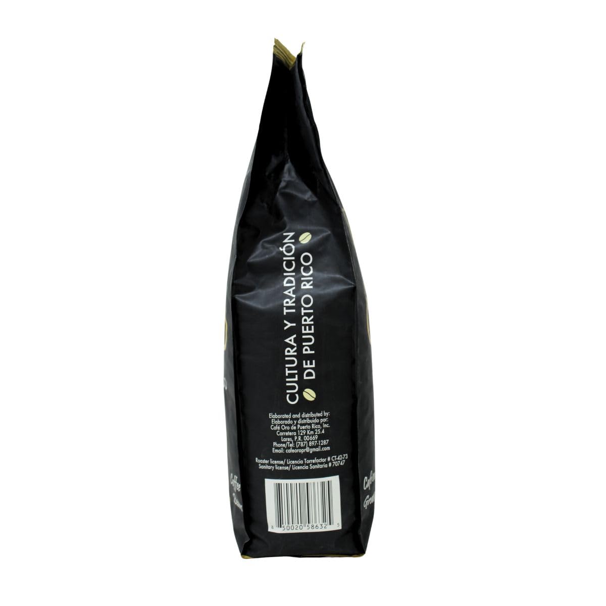 Cafe Oro Espresso Roasted Coffee Beans- Puerto Rican Coffee (2 pounds) in an Affinity Foods Bag