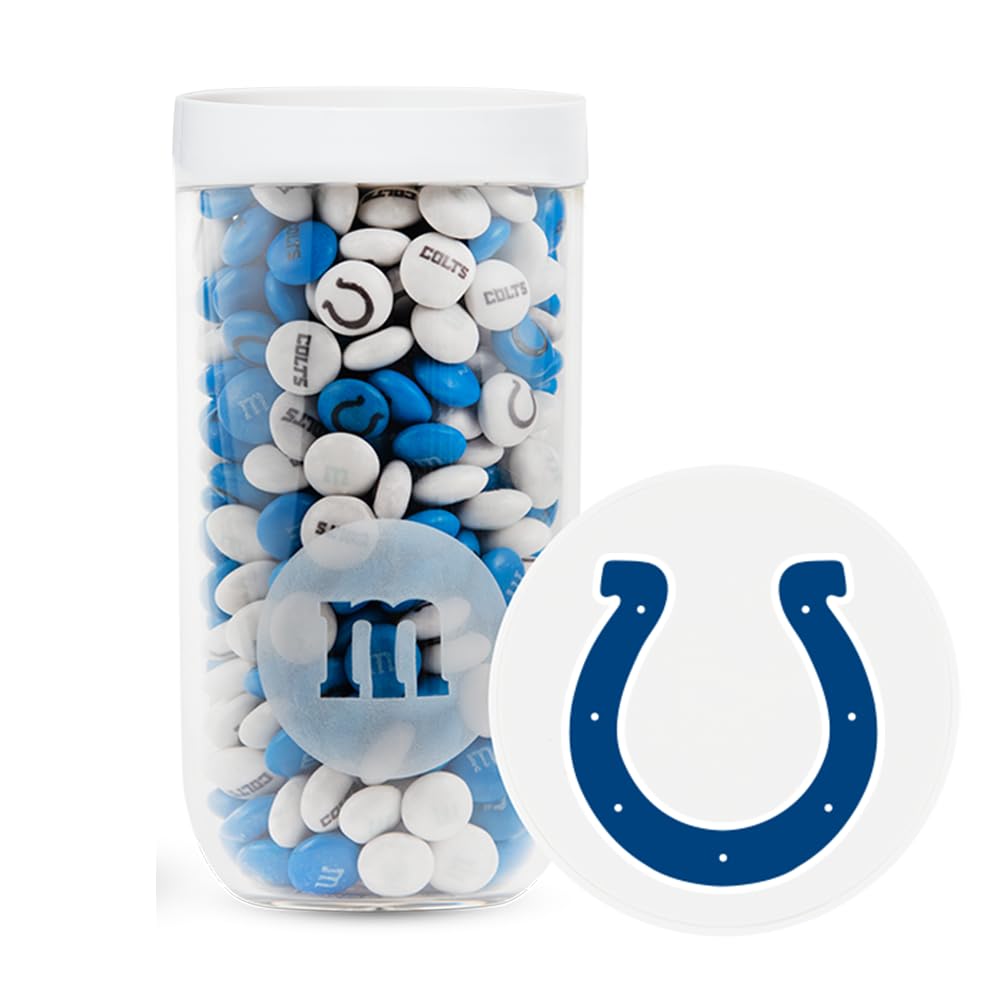 M&M'S NFL Indianapolis Colts Milk Chocolate Gift Jar, 12.7 oz