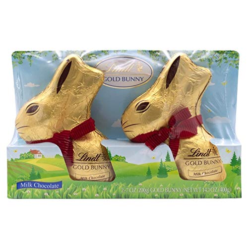 Lindt Milk Chocolate Gold Bunny Duo 14 oz (200grx2)