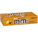 M&M'S Honey Roasted Peanut Milk Chocolate Candy Full Size Salty and Sweet Nutty On the Go Snack, 1.74 oz Pack