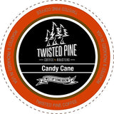 Twisted Pine Coffee Candy Cane, Flavored Coffee, Single-Serve Cups for Keurig K-Cup Brewers, 80 Count