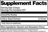 Terravita Celery Seed Glycerite Liquid Extract (1:5) - Strawberry Flavored (1 oz, ZIN: 512820) - 3 Pack