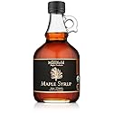 Mansfield Maple Certified Organic Pure Vermont Maple Syrup Grade A Dark Robust, 500ml Glass Bottle