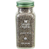 Simply Organic Poppy Seed Whole, Organic, 3.38 Ounce