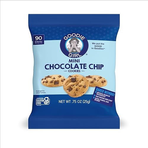 Goodie Girl Mini Chocolate Chip Cookies Snack Pack, 0.75 OZ