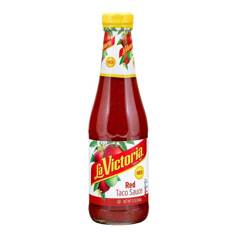 La Victoria Red Taco Sauce Medium, 12 Ounce