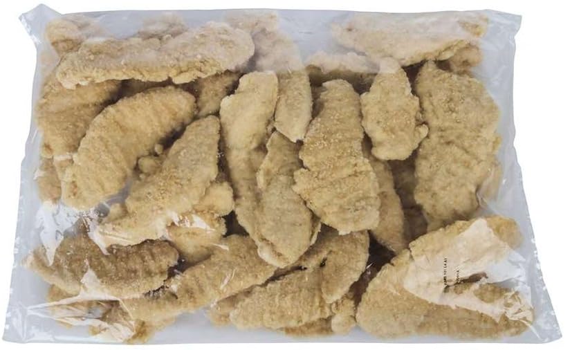 Country Pride Large Traditional Chicken Breast Tenderloin Fritter, 5 Pound -- 2 per case.