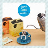 Blue Tokai Coffee Roasters Easy Pour Over Coffee Drip Bags | Attikan Estate | Nutty & Chocolatey | Medium-Dark Roast | Pack of 10 | 100% Arabica