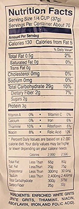 Moss Water Ground White Corn Grits 5 Lbs