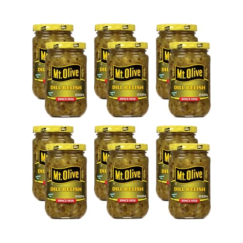Mt. Olive Dill Relish 8 oz (Pack of 12)