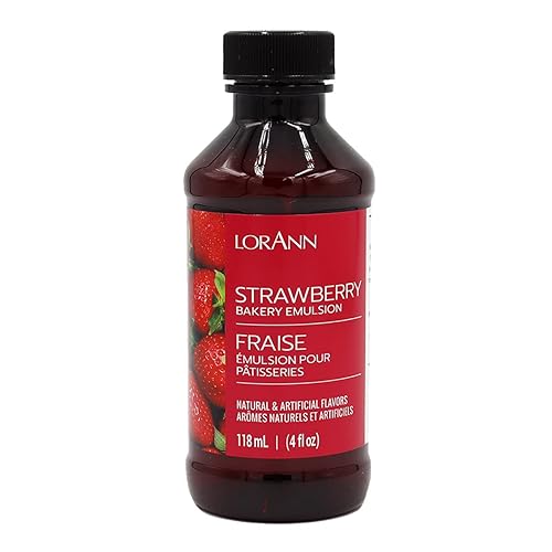 Strawberry Bakery Emulsion, 4 ounce bottle